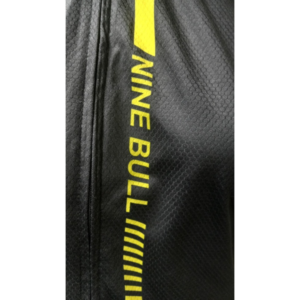Nine Bull cycling full zip back pouch purple camo medium polyester shirt - Picture 3 of 8